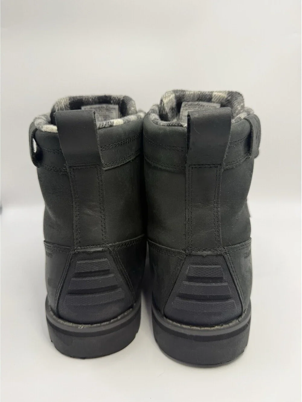 COLUMBIA Leather Chinook Waterproof Chukka Boot Sz 11 Black